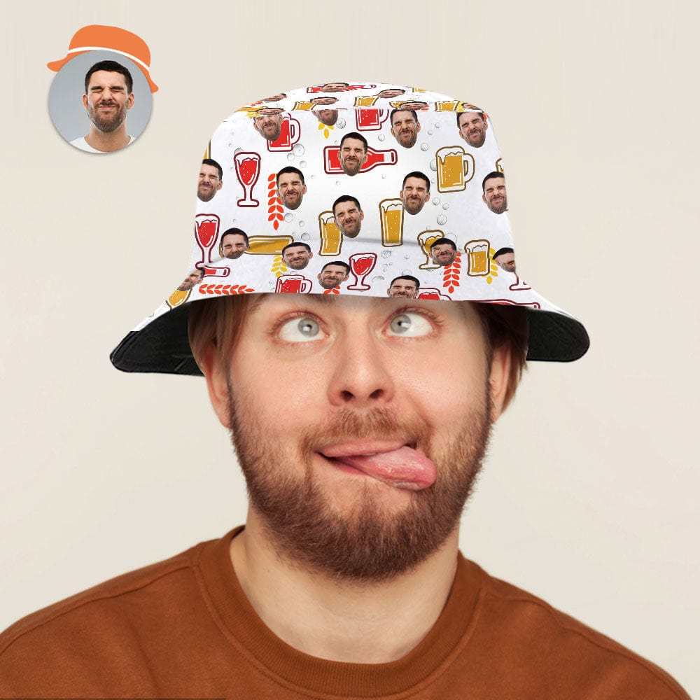 Custom Bucket Hat Beer Bucket Hat Summer Gifts For Men - Giftlab