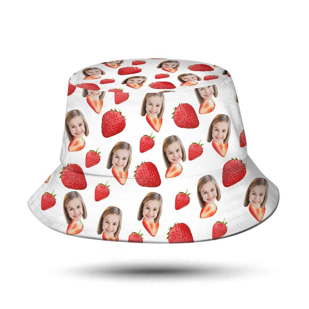 Custom Bucket Hat Strawberry Bucket Hat Fisherman Hat Gifts - Giftlab