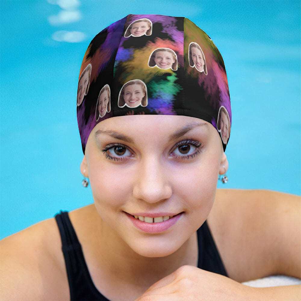 Custom Swimming Cap Colorful Swim Caps Swimming Hats for Men Women - Giftlab