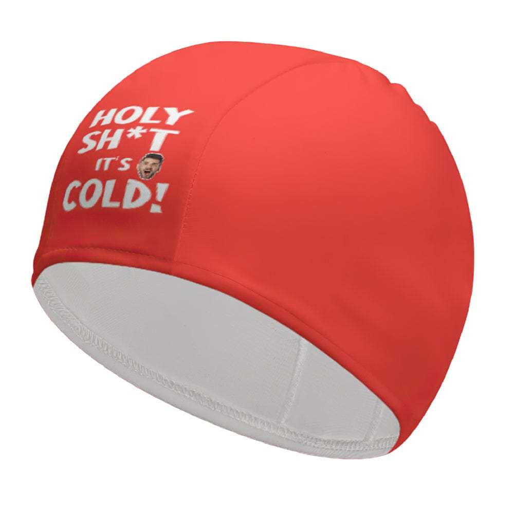 Personalized Red Swim Caps Custom Swimming Cap Summer Gift For Her - Giftlab