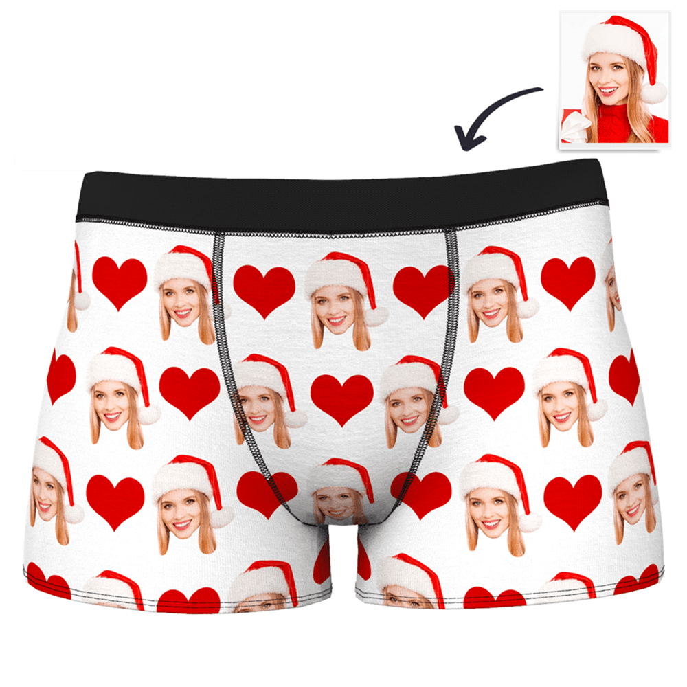 Custom Heart Boxer Shorts - MadeMineAU