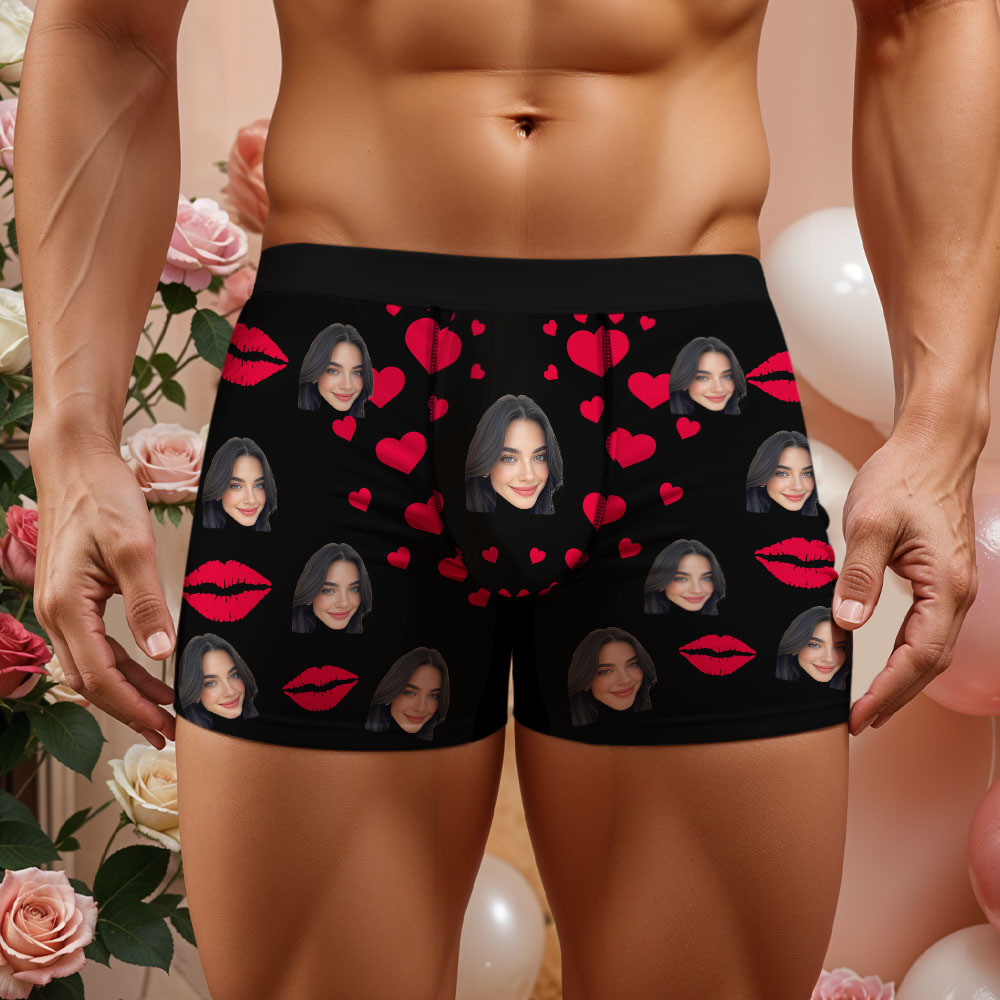 Custom Face Men's Boxer Property Of Birthday Gifts for Husband Waistband Text Boxer Gift - Bestchristmasgifts