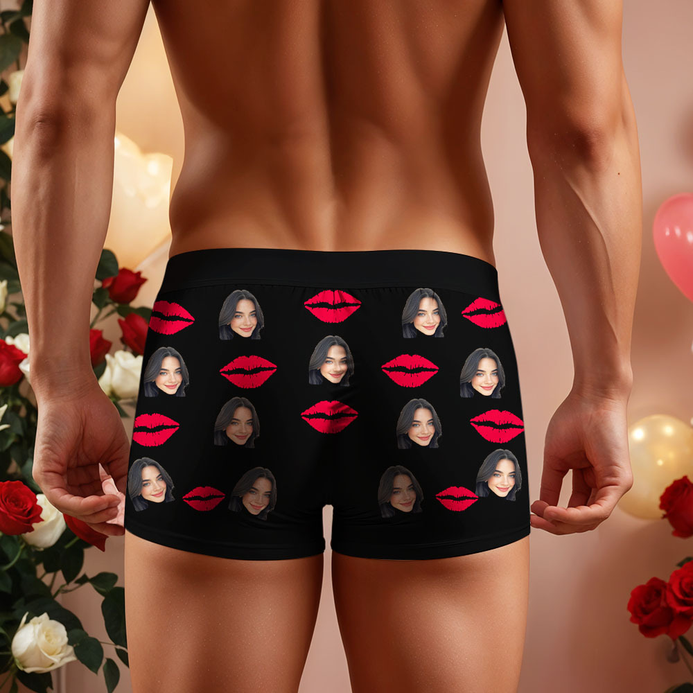 Custom Face Men's Boxer Property Of Birthday Gifts for Husband Waistband Text Boxer Gift - Bestchristmasgifts