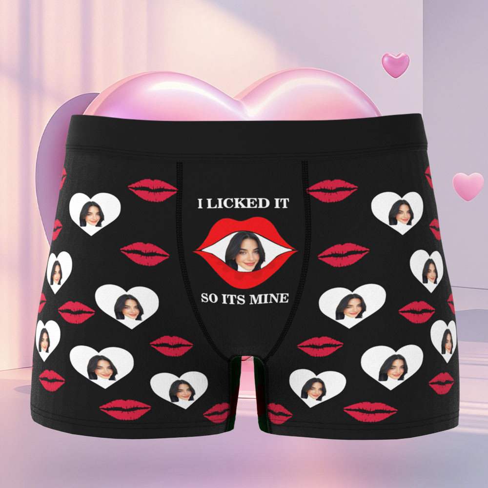 Custom Face Men's Boxer Property Of Birthday Gifts for Husband Waistband Text Boxer Gift - Bestchristmasgifts