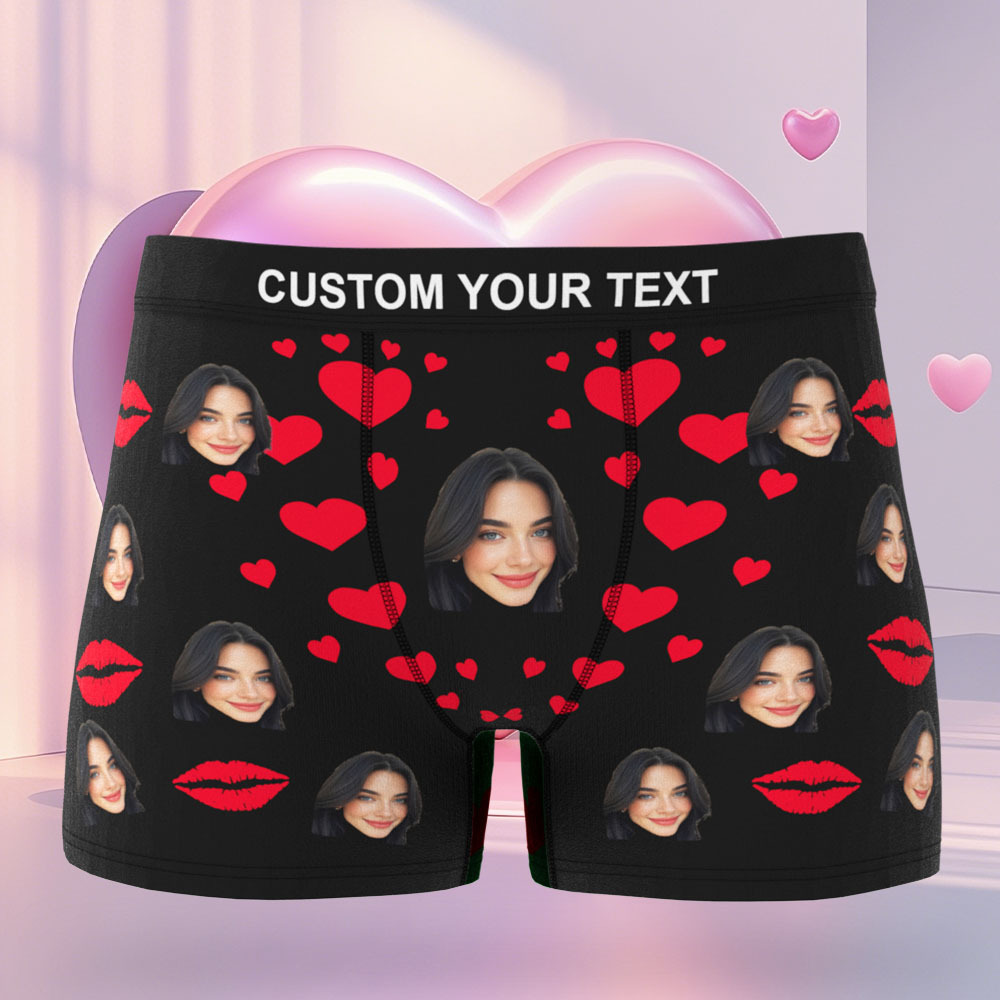 Custom Face Men's Boxer Property Of Birthday Gifts for Husband Waistband Text Boxer Gift - Bestchristmasgifts