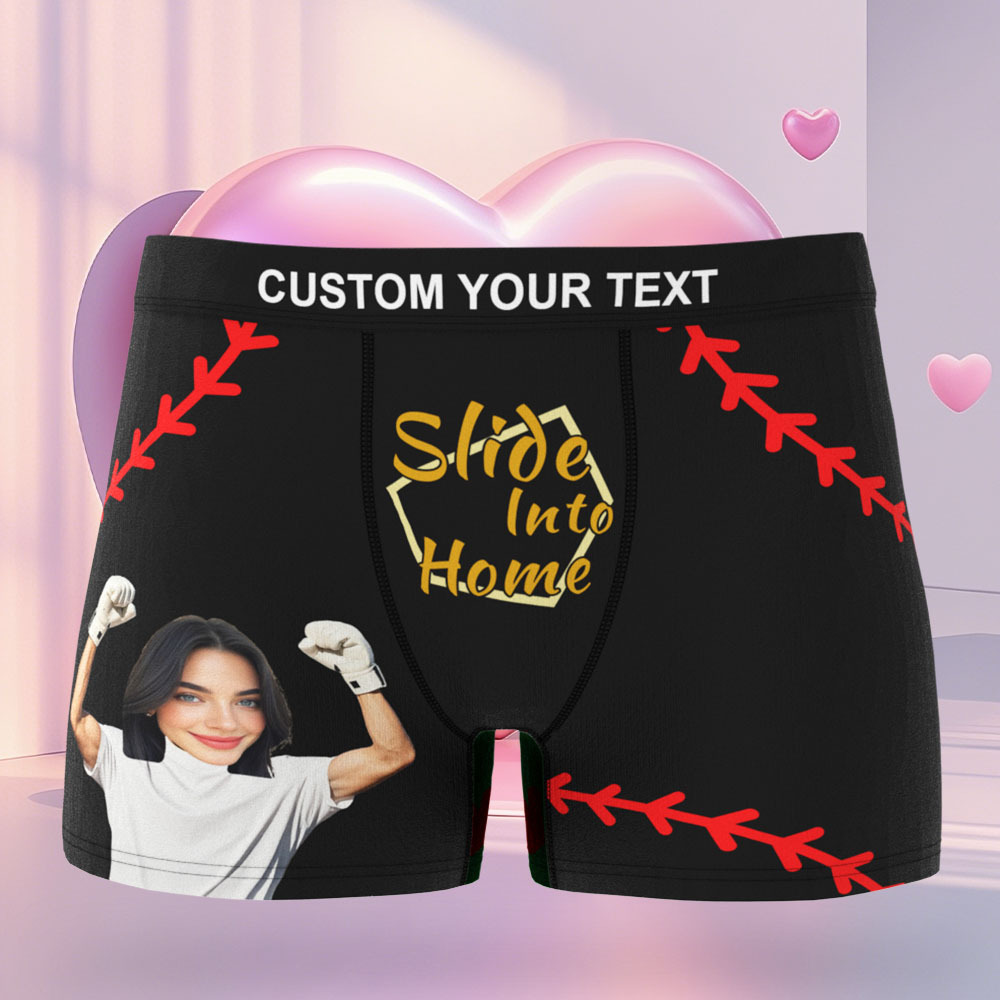 Custom Face Men's Boxer Property Of Birthday Gifts for Husband Waistband Text Boxer Gift - Bestchristmasgifts