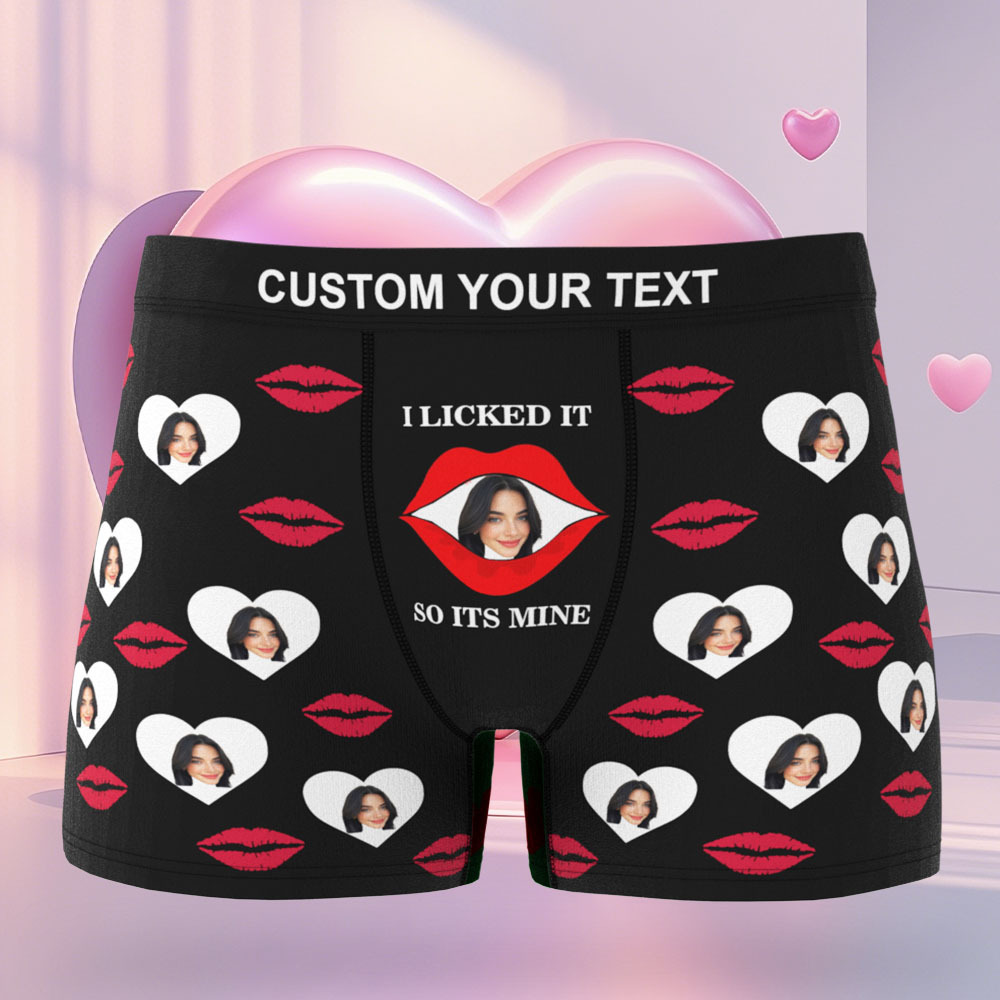 Custom Face Men's Boxer Property Of Birthday Gifts for Husband Waistband Text Boxer Gift - Bestchristmasgifts