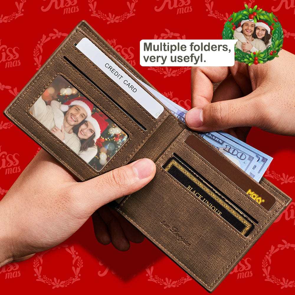 Christmas Gifts GiftLAB Custom Wallets Personalized Photo Wallet Gifts For Dad - Giftlab