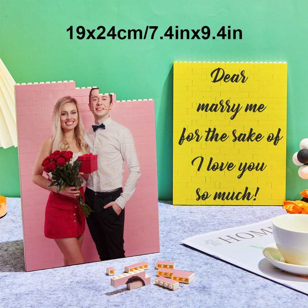 Custom Photo Building Brick Personalized Block Graduation Gifts for Friends - Giftlab