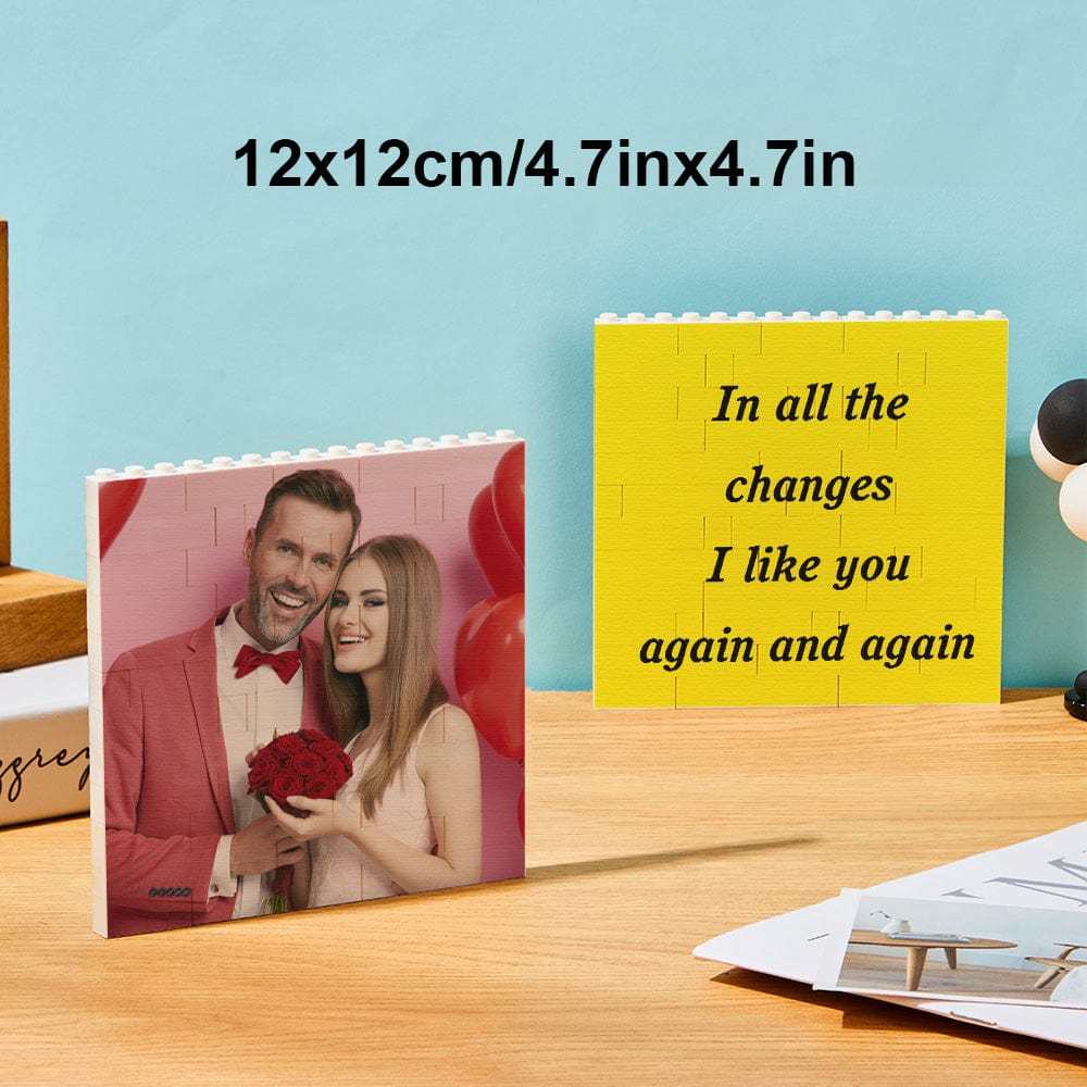 Custom Photo Building Brick Personalized Block Graduation Gifts for Friends - Giftlab