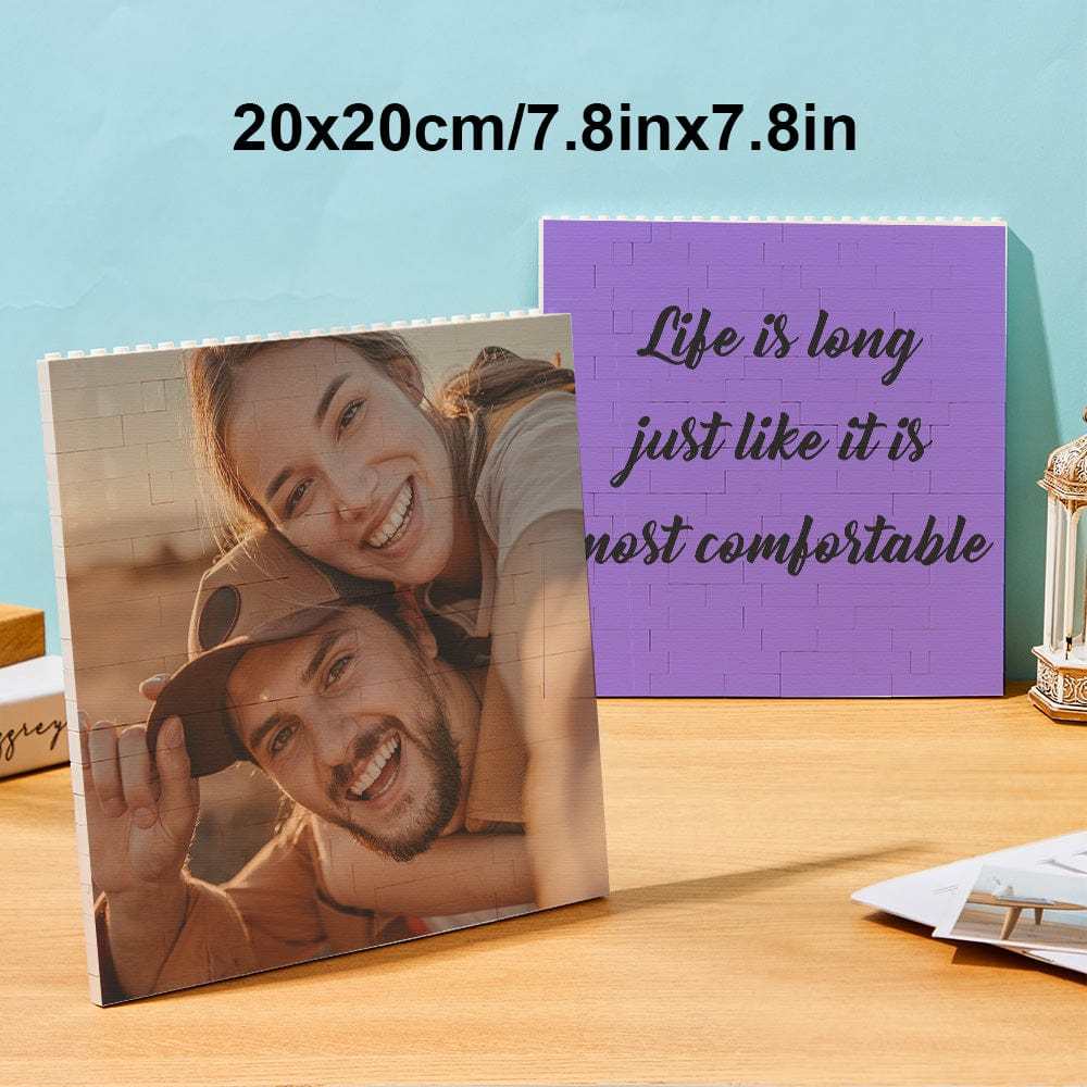 Custom Photo Building Brick Personalized Block Graduation Gifts for Friends - Giftlab
