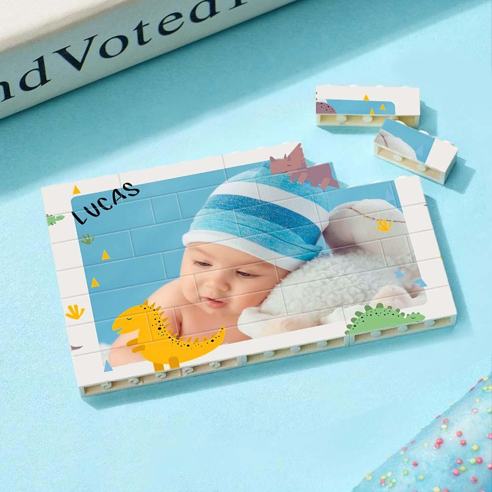 Birthday Gifts Custom Collage Photo Building Blocks Square Shape Building Bricks Gifts for Kid - Giftlab