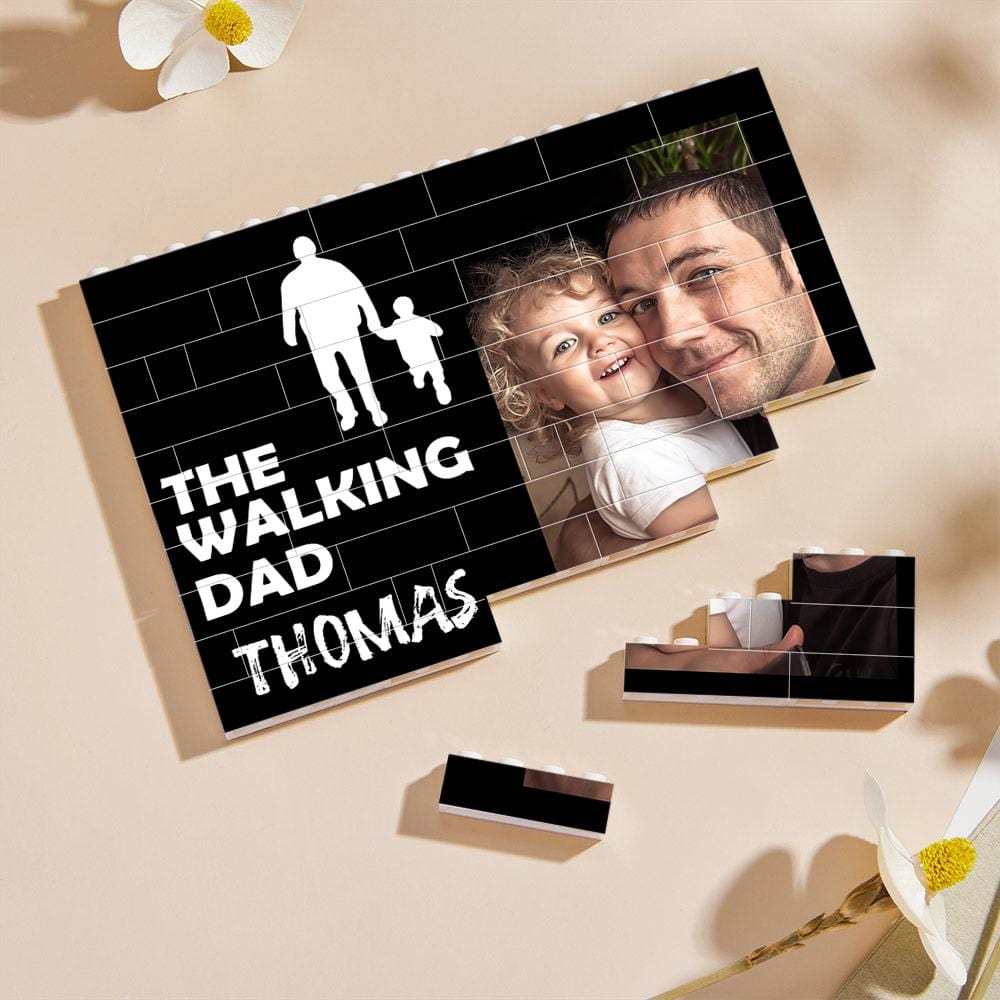 Birthday Gifts Custom Collage Photo Building Blocks Square Shape Building Bricks Gifts for Kid - Giftlab