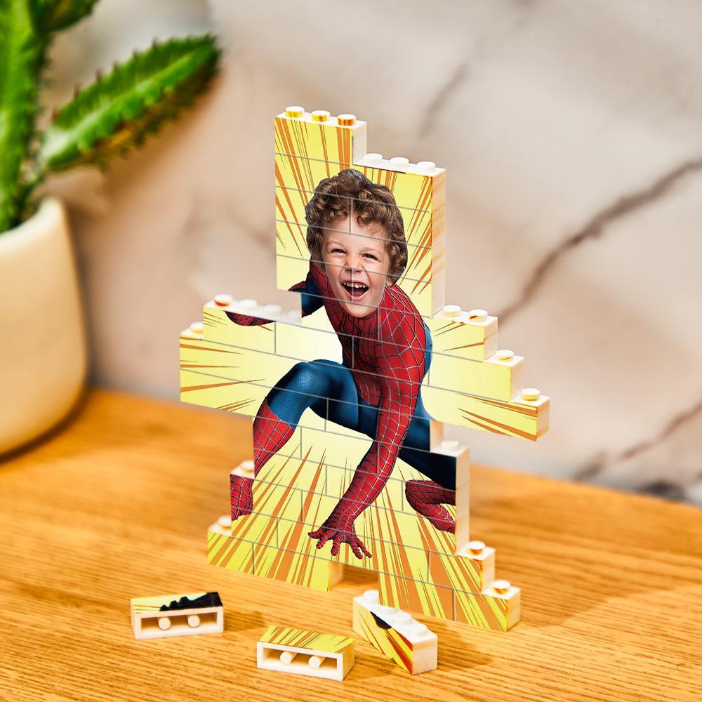 Custom Photo Minime Building Brick Puzzle Personalized Photo Block Gift For Men - Giftlab