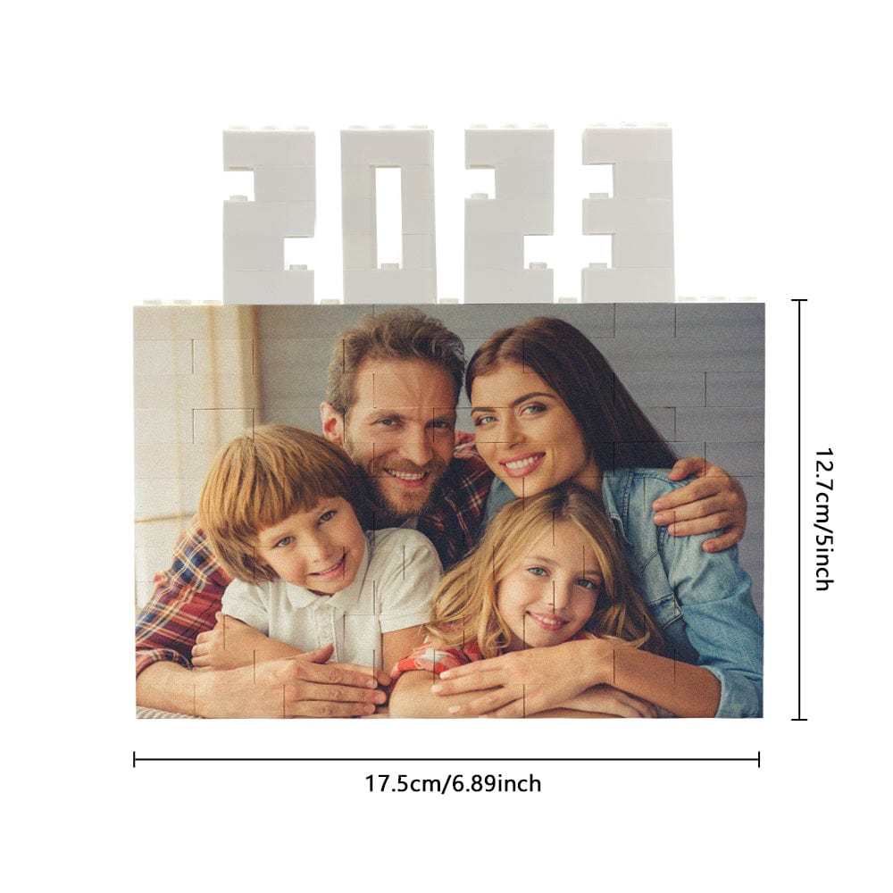 Custom Building Brick Photo Block Personalised Brick Puzzles Unique Gifts for Adults and Kids - Giftlab