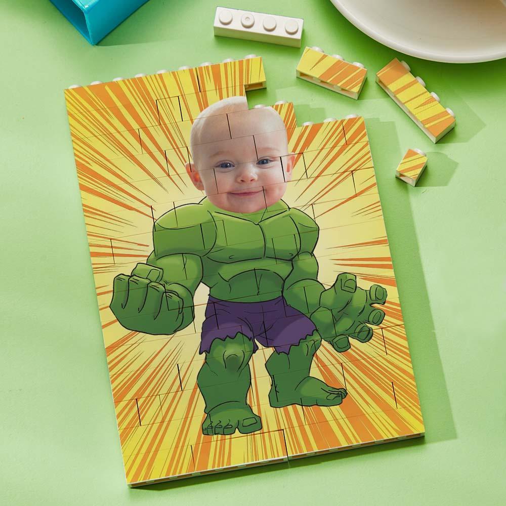 Custom Photo Minime Building Brick Puzzle Personalized Photo Block Gift For Men - Giftlab