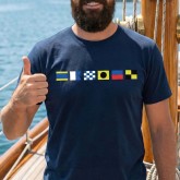 Name In Nautical Flags - Personalized Shirt