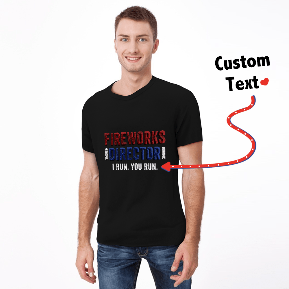Custom Printed T-shirt Gift for Independence Day July 4th Gifts