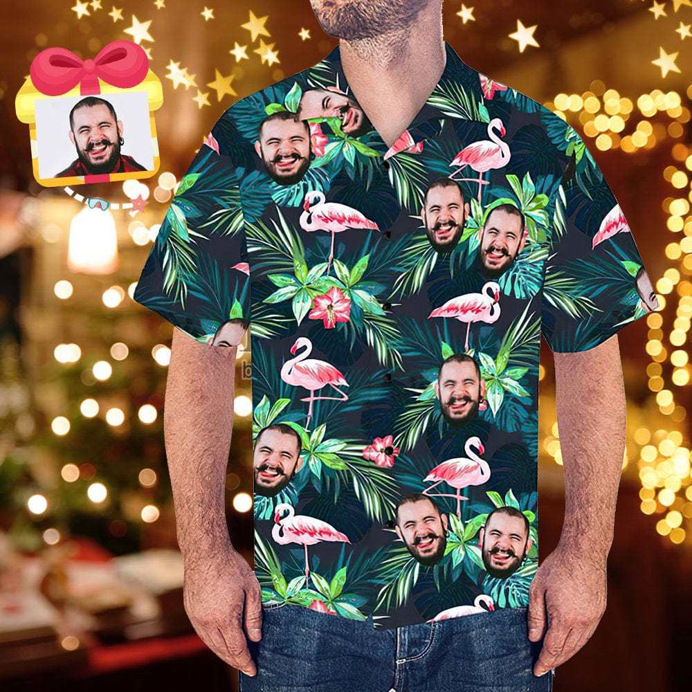 Custom Hawaiian Shirt With Face Gifts for Beach Party Gifts for Men Multiple Styles - Giftlab