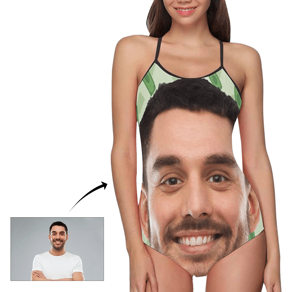 Face Swimsuit Personalized Photo Swimwear Gift From Boyfriend - Giftlab