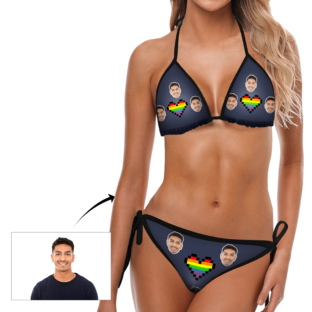 Personalized Bikini Sets Personalized Photo Swimwear Gifts for Her - Giftlab
