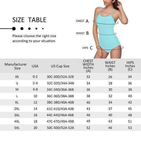 Custom Face Swimwear Women's Photo Slip One Piece Swimsuit - American Flag - Giftlab