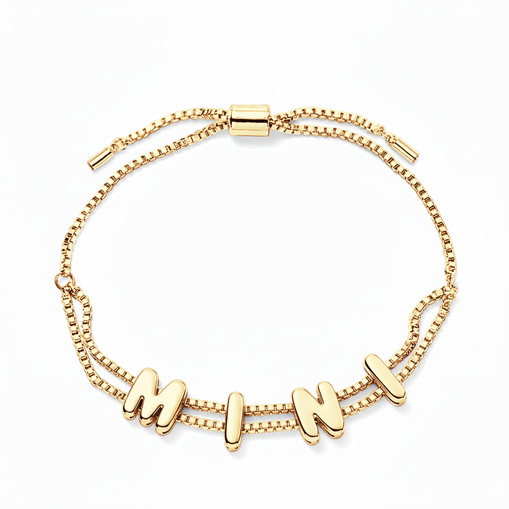 Personalized Name Bubble Name Bracelet Unique Gifts for Her