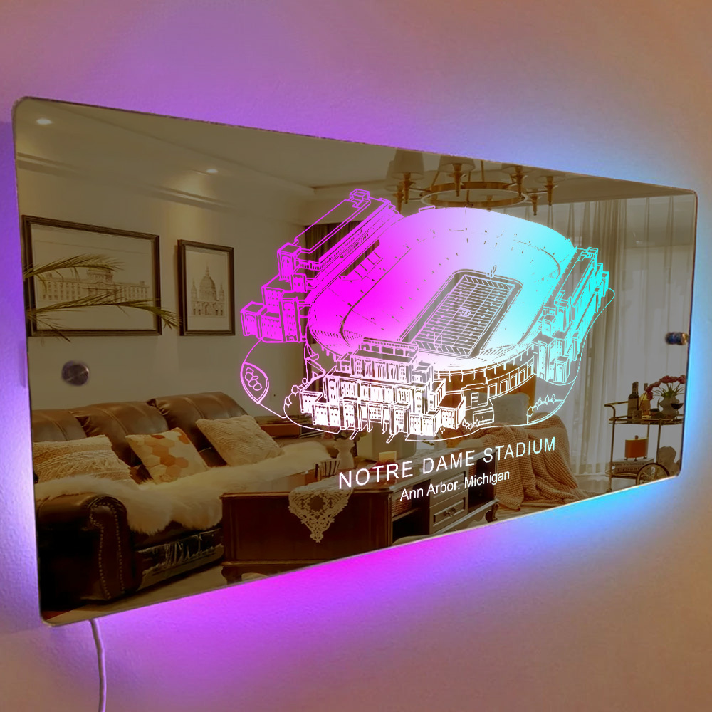 Football Stadium Mirror Light – Gifts for Sports Lovers - Giftlab