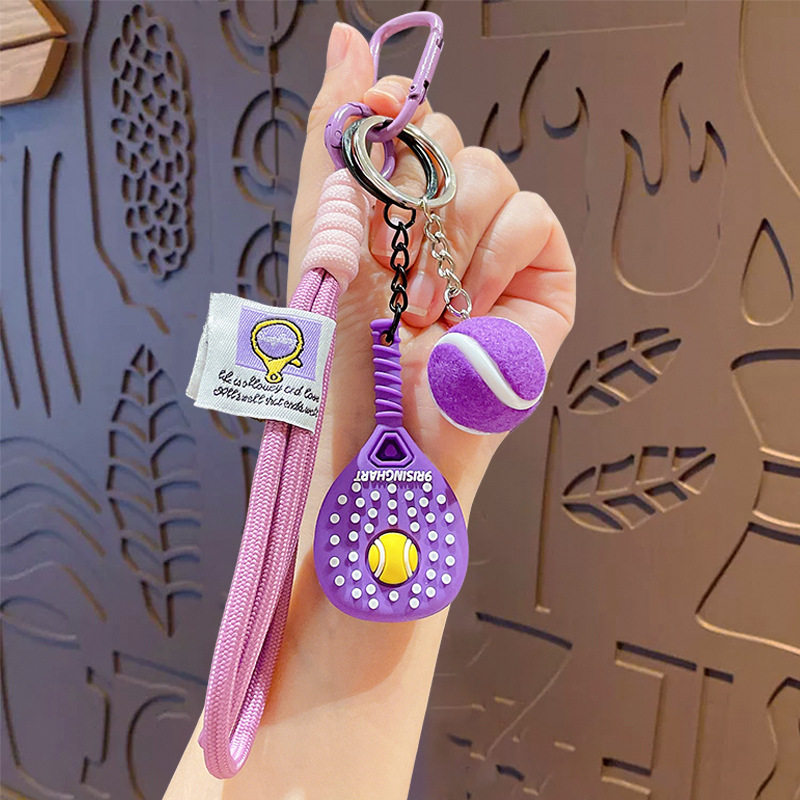 Tennis Sets Accessories Bags Hanging Keychain Gifts