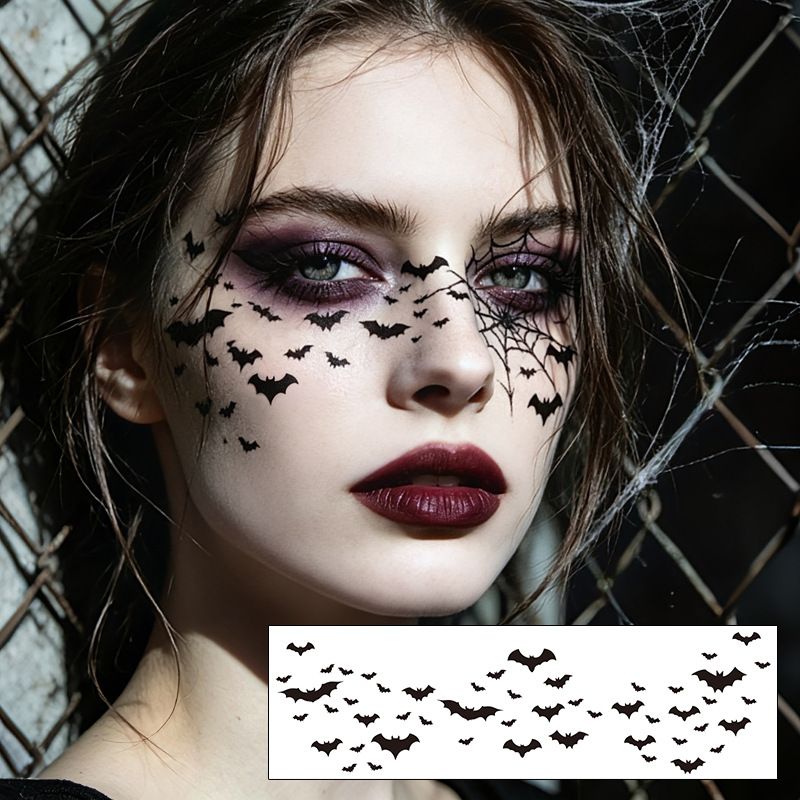 Custom Cartoon Temporary Tattoos | Waterproof Halloween Freckle Stickers