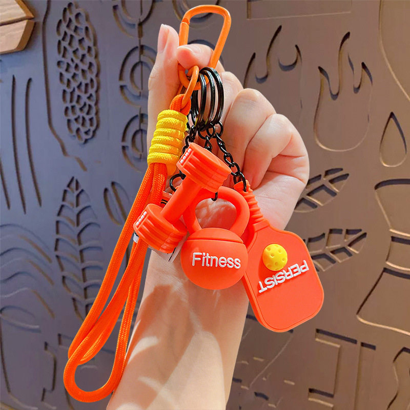 Pickleball Racket  Keychain Accessories Bags Hanging Charm Gifts