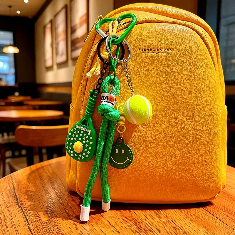 New trendy sports style fitness equipment series mini pendants accessories pendants finished bags hanging keychain gifts