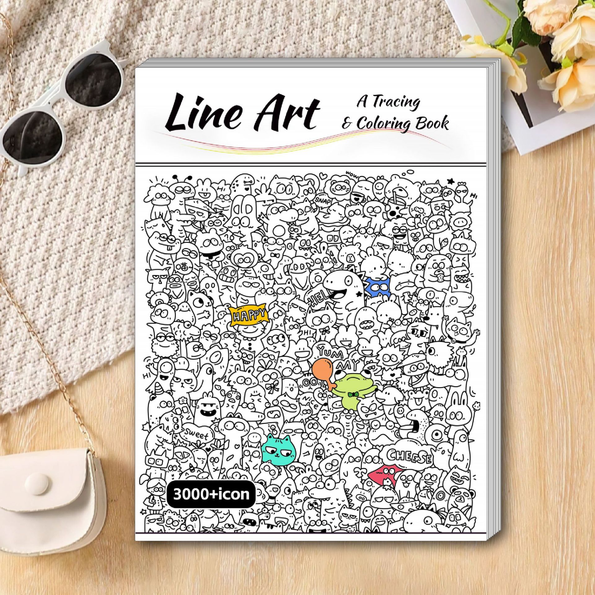 Pen Control Training Workbook: Kids Concentration & Line Art Coloring Book