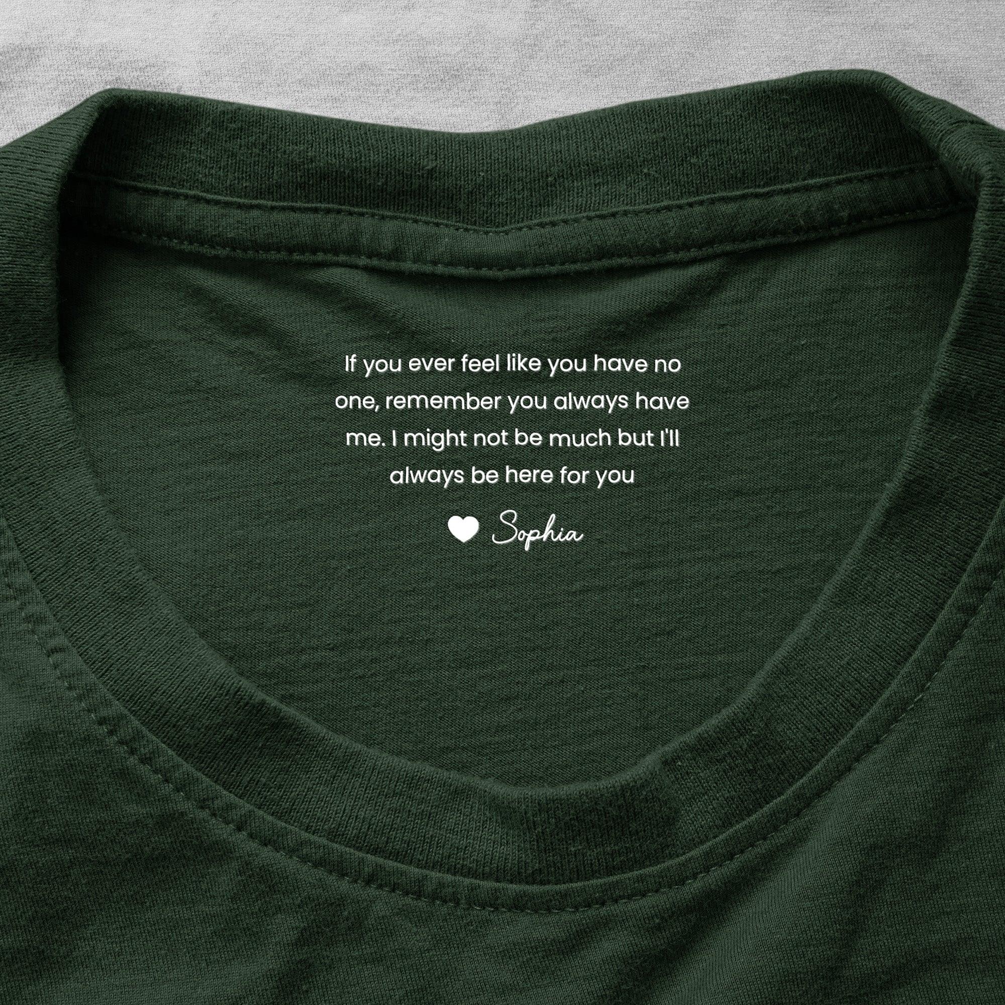 Remember I Love You Gift For Her Gift For Him - Personalized Shirt