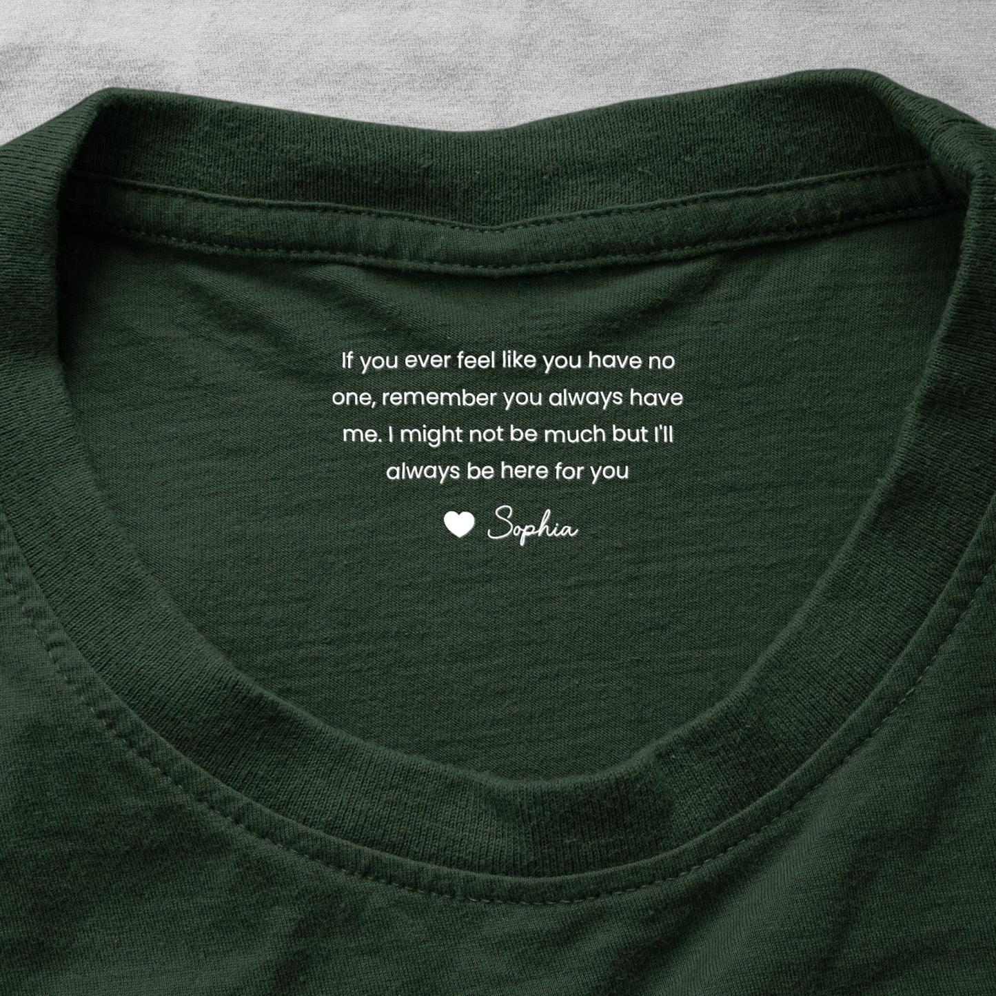 Remember I Love You Gift For Her Gift For Him - Personalized Shirt