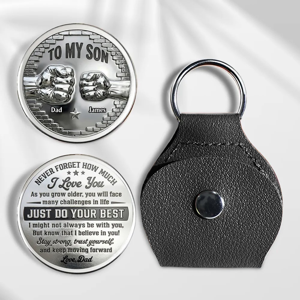 To My Son I Believe In You - Personalized Custom Pocket Hug