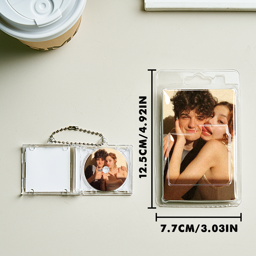 Personalized NFC Keychain Custom Mini Album CD Keychain with Packaging Gift for Music Lover