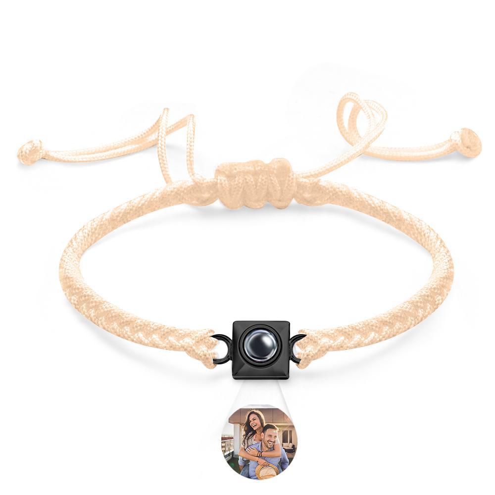 Custom Projection Bracelet Square Weave Sports Gift for Men - SantaSocks