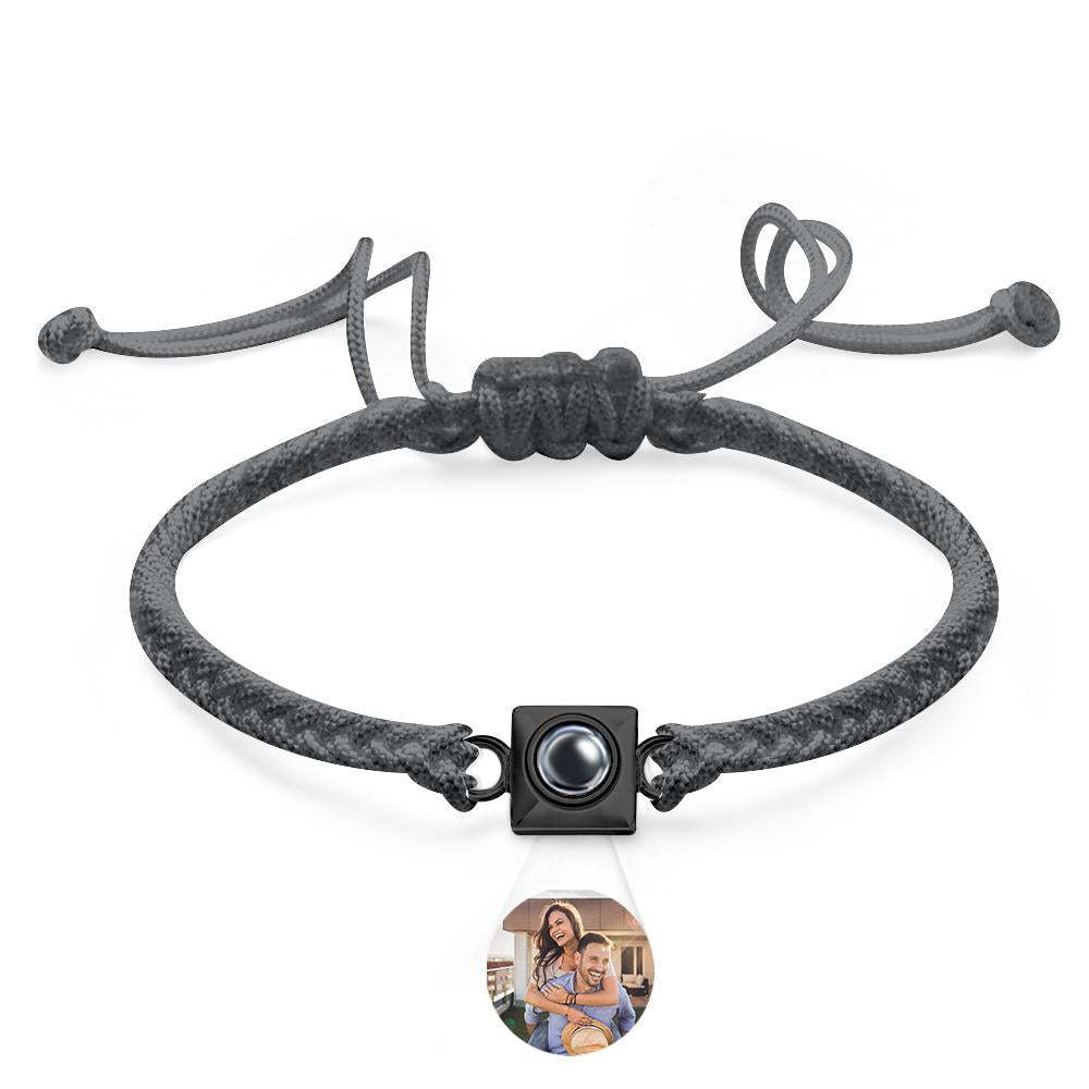 Custom Projection Bracelet Square Weave Sports Gift for Men - SantaSocks