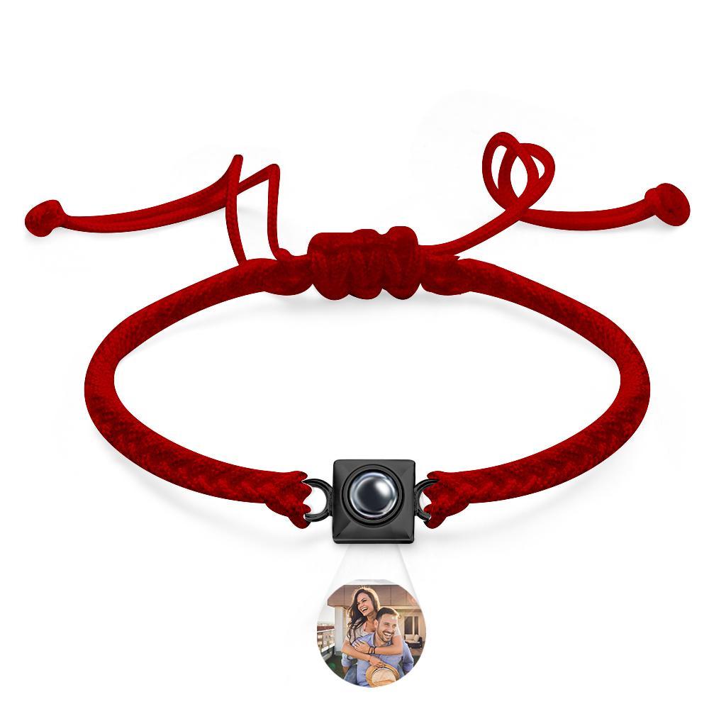 Custom Projection Bracelet Square Weave Sports Gift for Men - SantaSocks