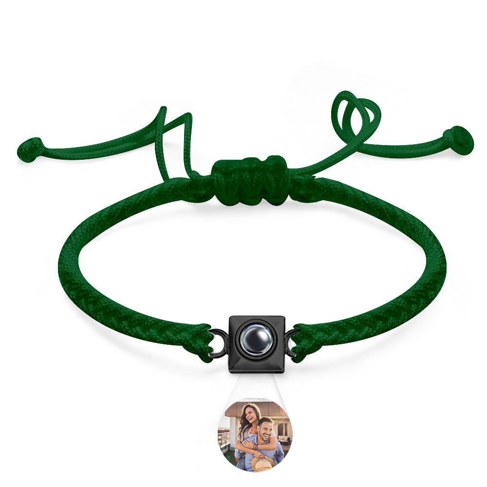 Custom Projection Bracelet Square Weave Sports Gift for Men - SantaSocks