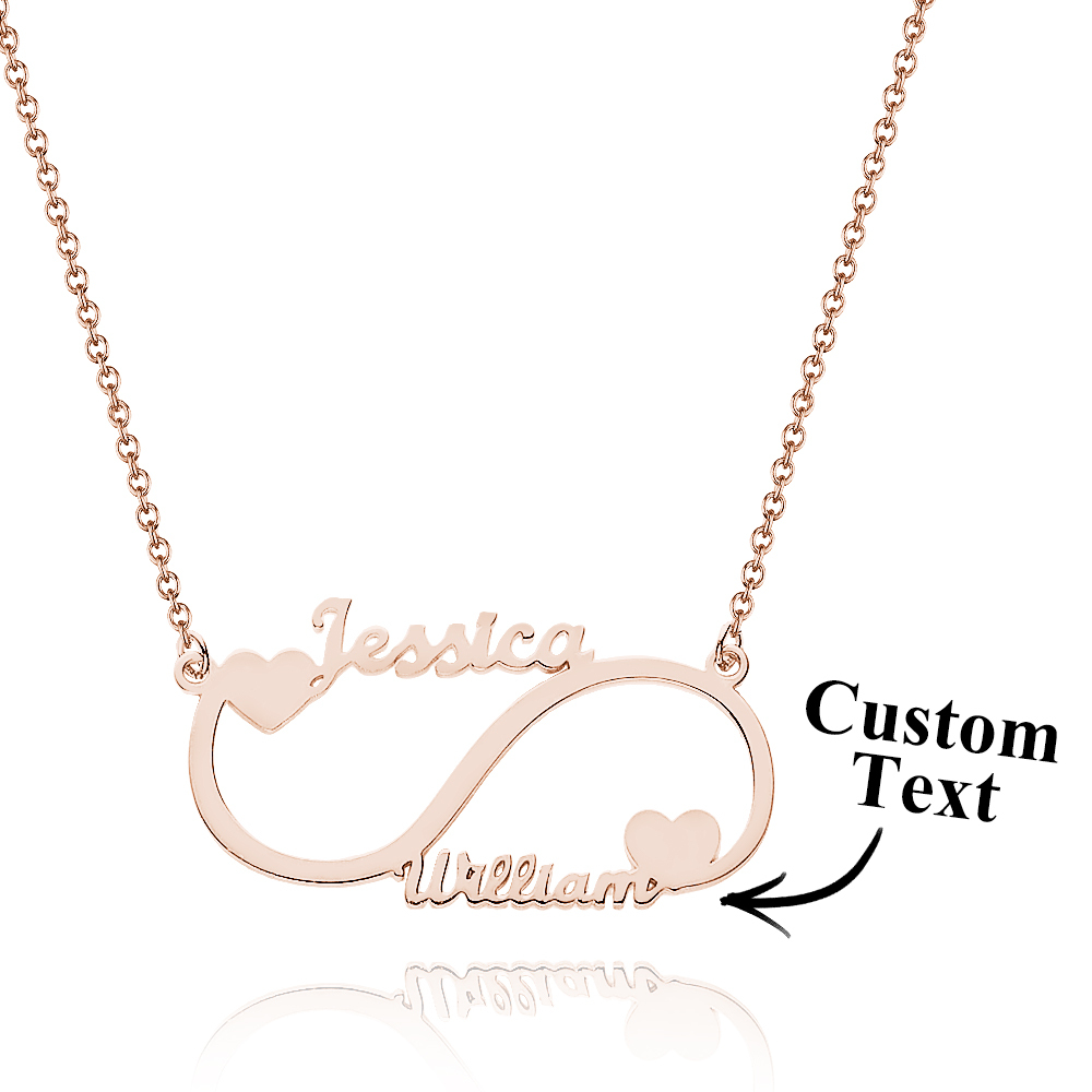 Personalized Name Necklace Custom Infinity Name Necklace Gift for Her
