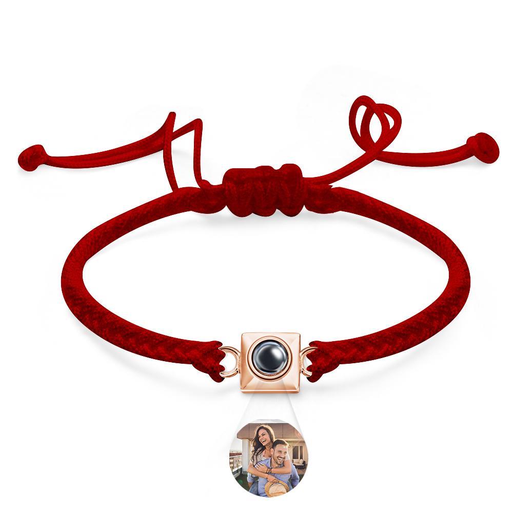 Custom Projection Bracelet Square Weave Sports Gift for Men - SantaSocks