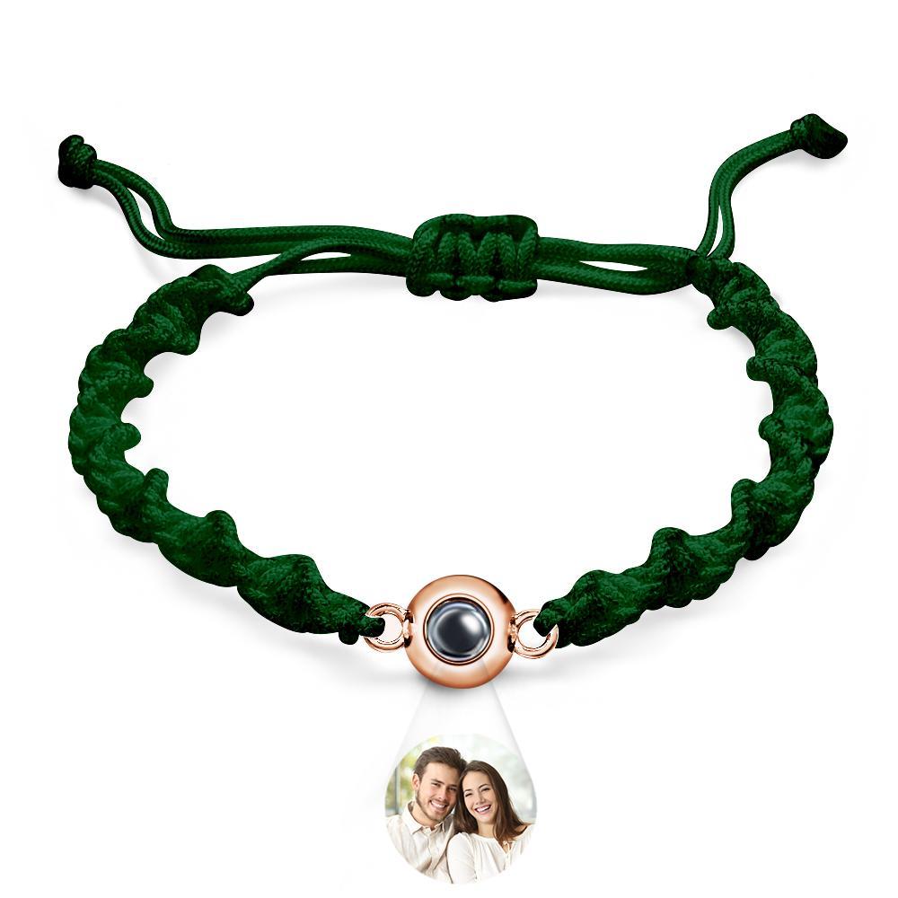 Custom Projection Bracelet Sports Weave Simple Gift - SantaSocks