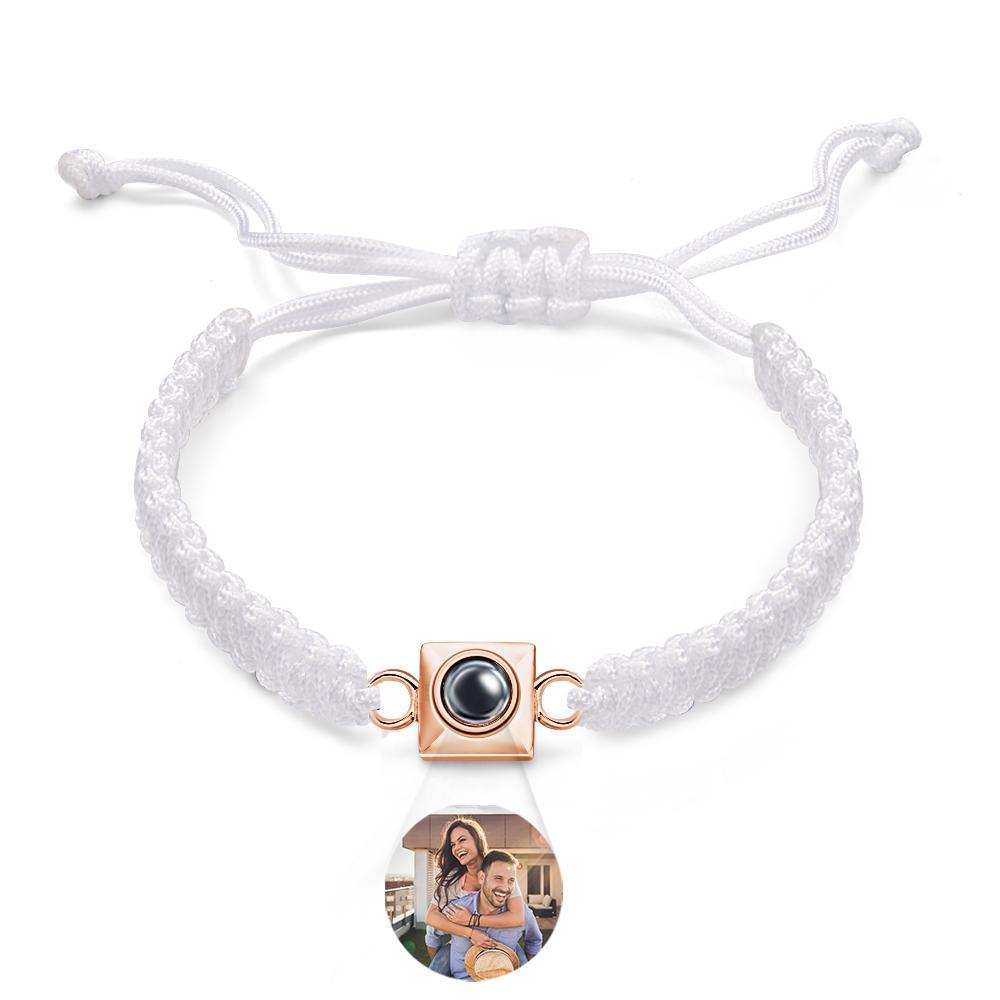 Custom Projection Bracelet Weave Fashion Gift for Men - SantaSocks