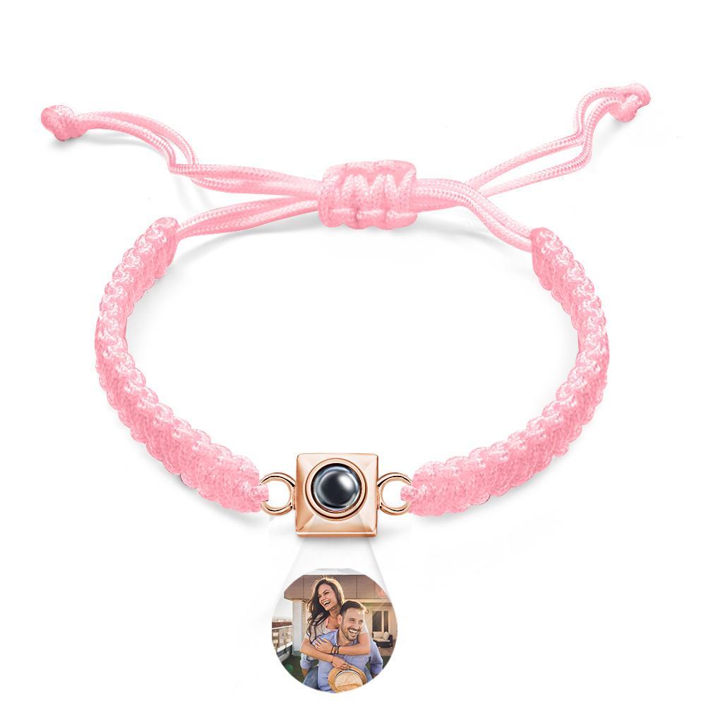 Custom Projection Bracelet Weave Fashion Gift for Men - SantaSocks