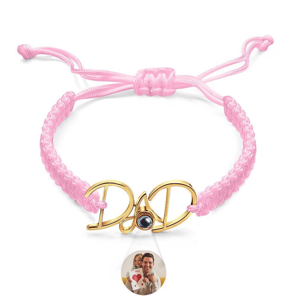 Custom Projection Bracelet Weave Gift for Dad - SantaSocks
