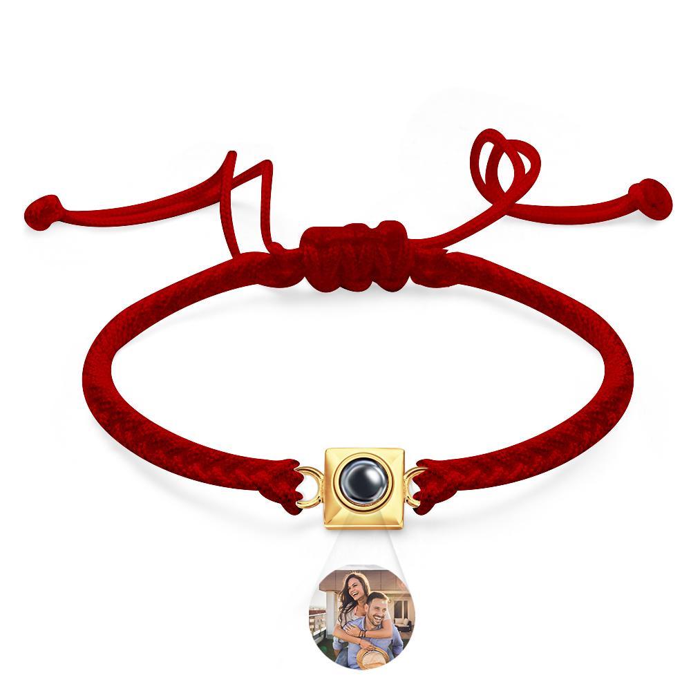 Custom Projection Bracelet Square Weave Sports Gift for Men - SantaSocks