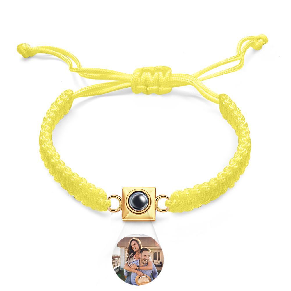 Custom Projection Bracelet Weave Fashion Gift for Men - SantaSocks