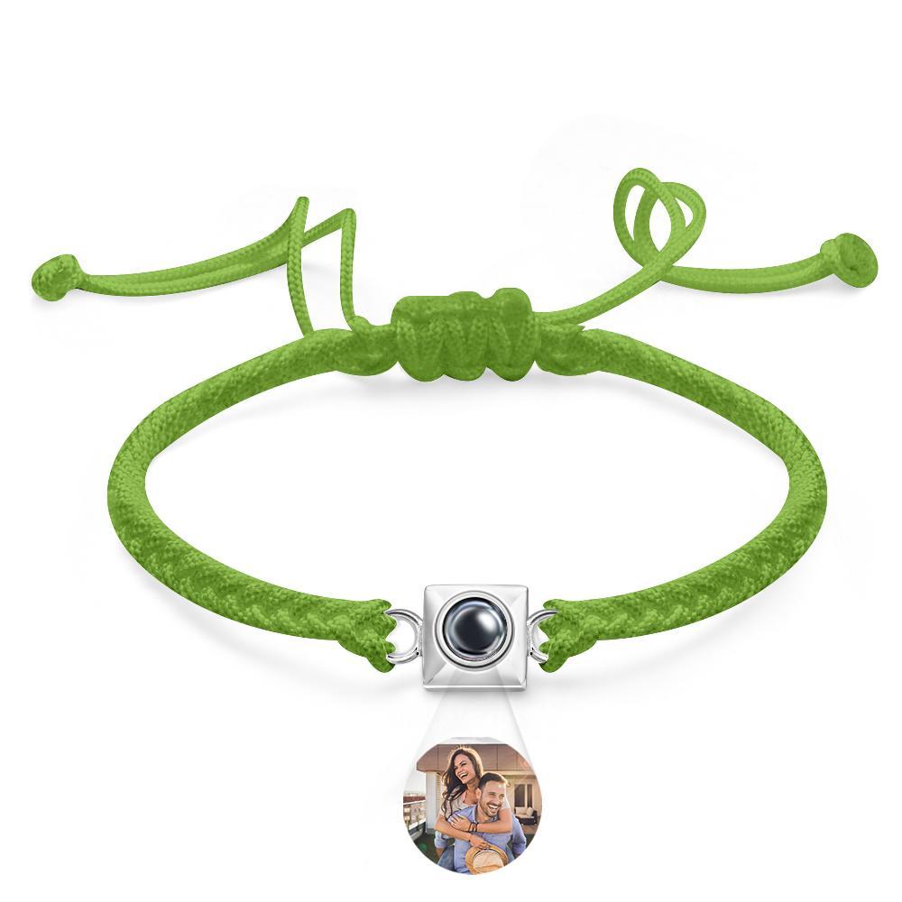 Custom Projection Bracelet Square Weave Sports Gift for Men - SantaSocks